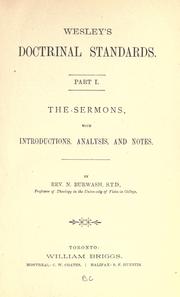 Cover of: The sermons with introductions analysis and notes by John Wesley
