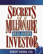 Cover of: Secrets of a Millionaire Real Estate Investor (Secrets of a Millionaire...)