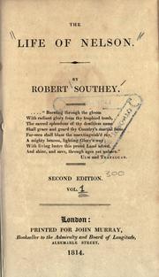 Cover of: The life of Nelson by Robert Southey