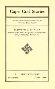 Cover of: Cape Cod stories by Joseph Crosby Lincoln