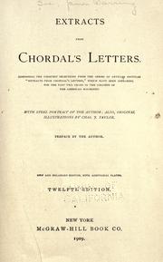Cover of: Extracts from Chordal's letters. by James Waring See
