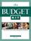 Cover of: The budget kit