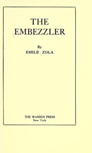 Cover of: The embezzler