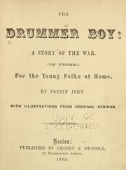 Front cover of The drummer boy by John Cousin.