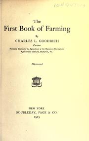 Cover of: The first book of farming