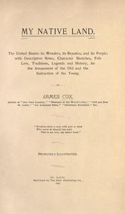 Cover of: My native land. by Cox, James