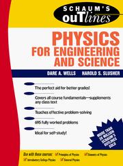 Cover of: Schaum's outline of theory and problems of physics for engineering and science by Dare A. Wells
