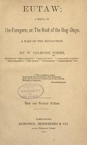 Cover of: Eutaw by William Gilmore Simms