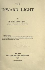 Cover of: The inward light by H. Fielding