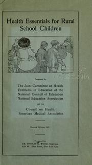Cover of: Health essentials for rural school children