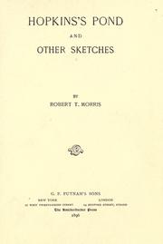 Cover of: Hopkins's Pond and other sketches