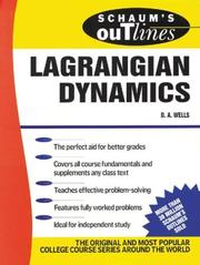 Cover of: Schaum's Outline of Lagrangian Dynamics by Dare A. Wells