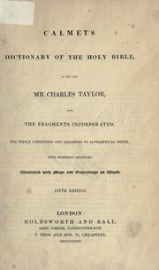 Cover of: Dictionary of the Holy Bible