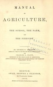 Cover of: Manual of agriculture by George B. Emerson