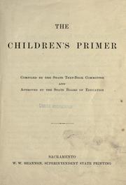 Cover of: The childrens primer