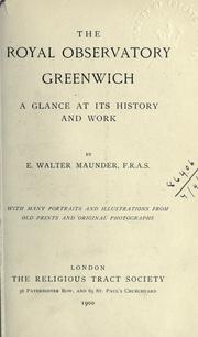 The Royal Observatory, Greenwich by Maunder, Edward Walter