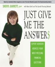 Cover of: Just Give Me the Answer$ by Sheryl Garrett, Marie Swift