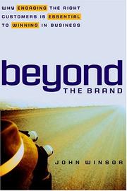 Cover of: Beyond the Brand | John Winsor