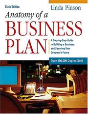 Cover of: Anatomy of a Business Plan by Linda Pinson