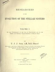 Cover of: Researches on the evolution of the stellar systems.