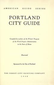 Cover of: Portland city guide by Writers' Program (U.S.). Maine.