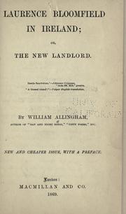 Cover of: Laurence Bloomfield in Ireland by William Allingham