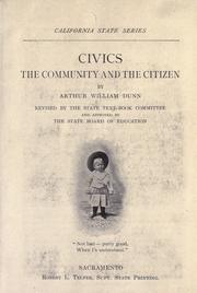 Cover of: Civics: the community and the citizen