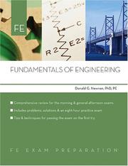 Cover of: Fundamentals of Engineering: FE Exam Preparation (Fundamentals of Engineering: Fe Exam Preparation)