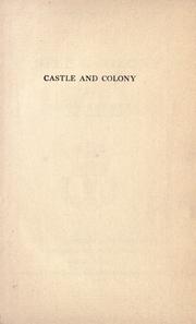 Cover of: In castle and colony