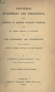 Cover of: Industrial investment and emigration by Arthur Scratchley