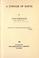 Cover of: A furnace of earth