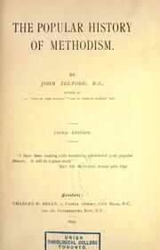 Cover of: The popular history of Methodism