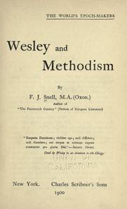 Cover of: Wesley and Methodism