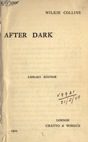 Cover of: After dark. by Wilkie Collins