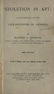 Cover of: Evolution in art: as illustrated by the life-histories of designs.