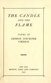 Cover of: candle and the flame