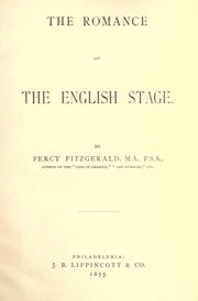 Cover of: The romance of the English stage.