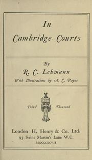 Cover of: In Cambridge courts