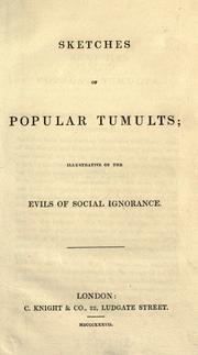 Cover of: Sketches of popular tumults