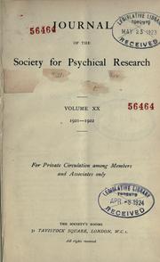 Cover of: Parapsychology