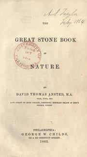 The great stone book of nature by D. T. Ansted