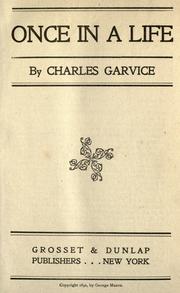 Cover of: Once in a life