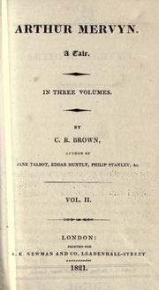 Cover of: Arthur Mervyn. by Charles Brockden Brown