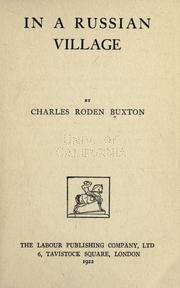 In a Russian village by Charles Roden Buxton