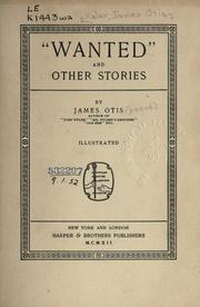 Cover of: "Wanted": and other stories