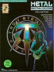 Cover of: Heavy metal rhythm guitar by Troy Stetina