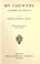 Cover of: My country