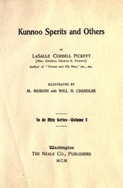 Cover of: Kunnoo sperits and others by La Salle (Corbell) Pickett