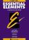 Cover of: Essential Elements Book 1 - Bb Clarinet