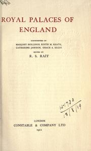 Cover of: Royal places of England: contributed by Marjory Hollings [and others]